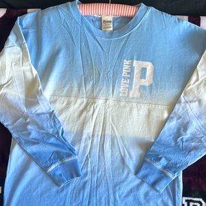 PINK Tye-Dye Varsity Crew Shirt